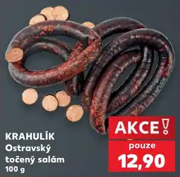 Kaufland Krahulík ostravský točený salám nabídka