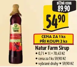 Albert Natur Farm Sirup nabídka