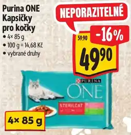 Albert Purina One kapsičky pro kočky nabídka