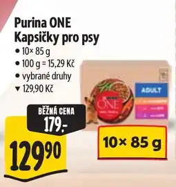 Albert Purina ONE kapsičky pro psy nabídka