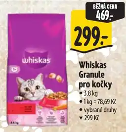 Albert Whiskas Granule pro kočky nabídka