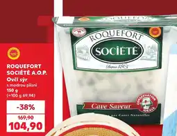 Kaufland Roquefort société A.O.P Ovčí sýr nabídka