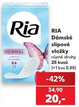 Kaufland Ria dámské slipové vložky nabídka
