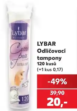 Kaufland Lybar odličovací tampony nabídka