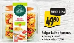 Albert Fresh Bistro Bulgur kuře a hummus nabídka