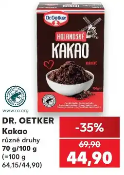 Kaufland Dr. Oetker Kakao nabídka