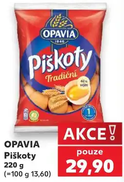 Kaufland Opavia piškoty tradiční nabídka