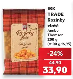Kaufland Ibk trade rozinky zlaté nabídka