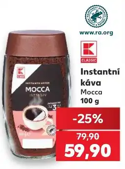 Kaufland K Classic instantní káva Mocca nabídka