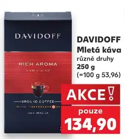 Kaufland Davidoff mletá káva nabídka