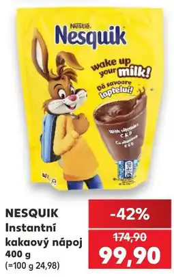 Kaufland Nesquik instantní kakaový nápoj nabídka