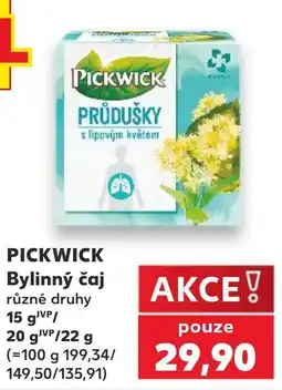 Kaufland Pickwick bylinný čaj nabídka