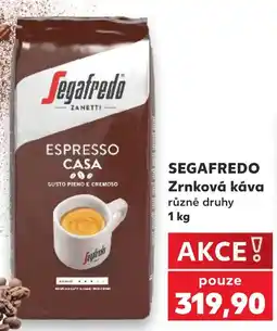 Kaufland Segafredo zrnková káva nabídka