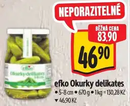 Albert efko Okurky delikates nabídka
