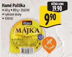 Albert Hamé Paštika nabídka