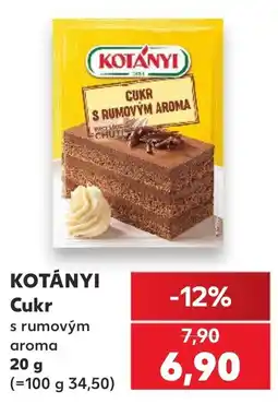 Kaufland Kotányi cukr s rumovým aroma nabídka