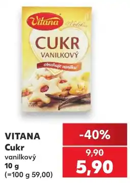 Kaufland Vitana cukr vanilkový nabídka