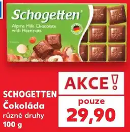 Kaufland Schogetten Čokoláda nabídka