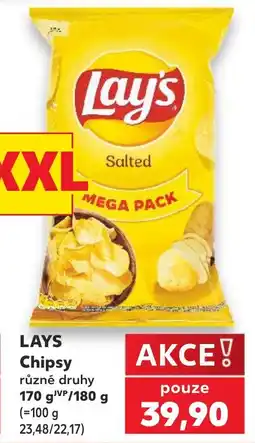 Kaufland Lays Chipsy nabídka