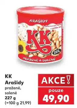 Kaufland KK Arašidy pražené, solené nabídka