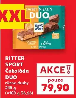 Kaufland Ritter Sport Čokoláda Duo nabídka
