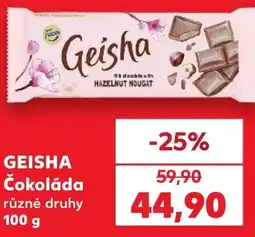 Kaufland Geisha Čokoláda nabídka