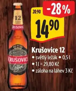 Albert Krušovice 12 nabídka