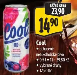 Albert Cool ochucené nealkoholické pivo nabídka