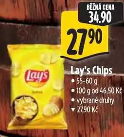 Albert Lay's Chips nabídka