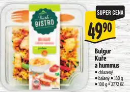 Albert Fresh Bistro Bulgur Kuře a hummus nabídka