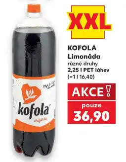 Kaufland Kofola limonáda nabídka