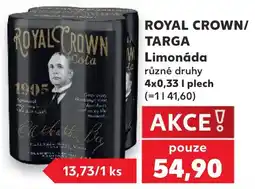 Kaufland Royal Crown Targa Limonáda nabídka