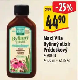 Albert Maxi Vita Bylinný elixír Průduškový nabídka