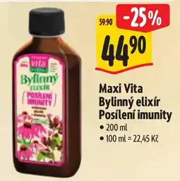 Albert Maxi Vita Bylinný elixír Posílení imunity nabídka