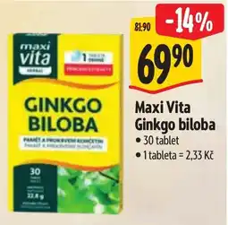 Albert Maxi Vita Ginkgo biloba nabídka