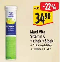 Albert Maxi Vita Vitamin C + zinek + šípek nabídka