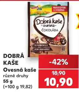 Kaufland Dobrá kaše Ovesná kaše nabídka