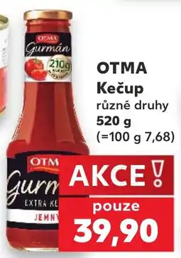 Kaufland Otma kečup nabídka