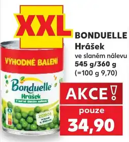 Kaufland Bonduelle Hrášek nabídka