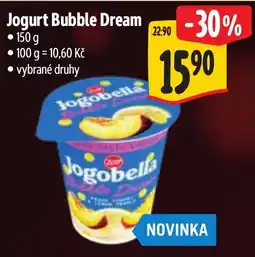 Albert Jogobella jogurt bubble dream nabídka