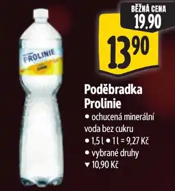 Albert Prolinie ochucená minerální voda bez cukru nabídka