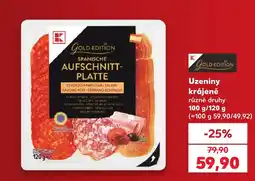 Kaufland Gold Edition uzeniny krájené nabídka