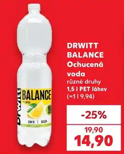 Kaufland Drwitt balance ochucená voda nabídka