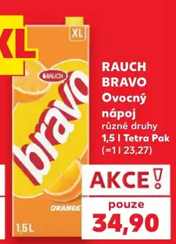 Kaufland Rauch Bravo Ovocný nápoj nabídka