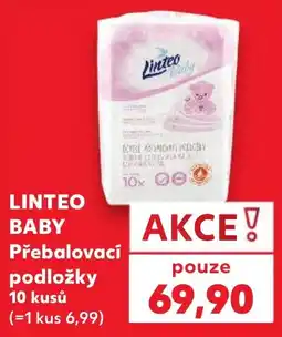 Kaufland Linteo baby přebalovací podložky nabídka