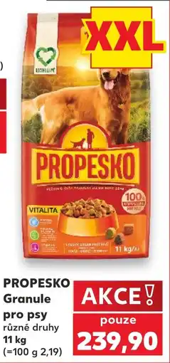Kaufland Propesko Granule pro psy různé druhy nabídka