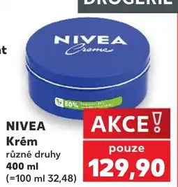 Kaufland Nivea krém nabídka