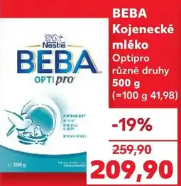 Kaufland Beba kojenecké mléko nabídka