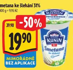 Albert Kunin smetana ke šlehání nabídka