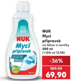 Kaufland Nuk mycí přípravek nabídka